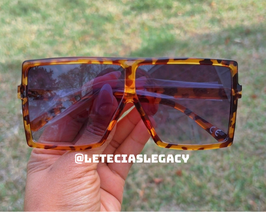Sunglasses (Leopard & Black)
