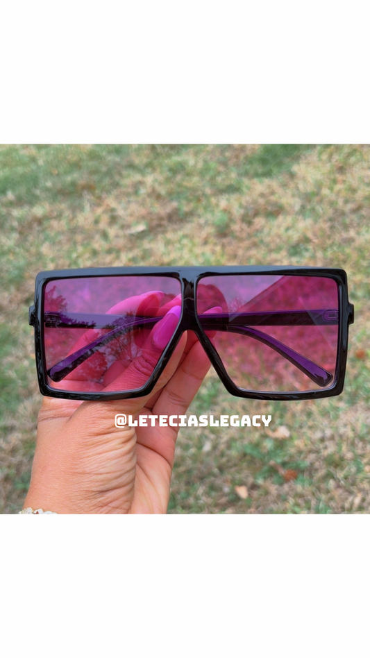 Sunglasses(Black/Purple)