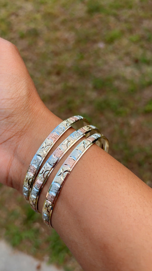 Gold-Filled Bangles(Set of 4)(Size6)