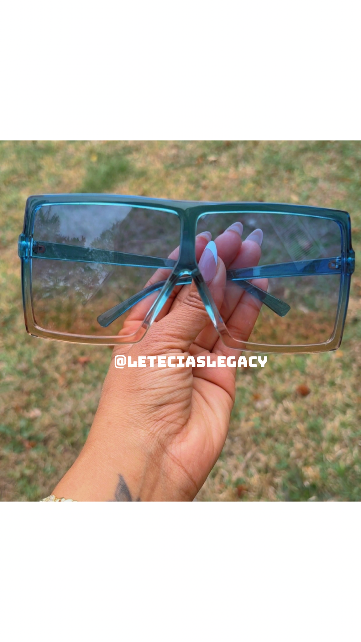 Sunglasses (Blue Ombré)